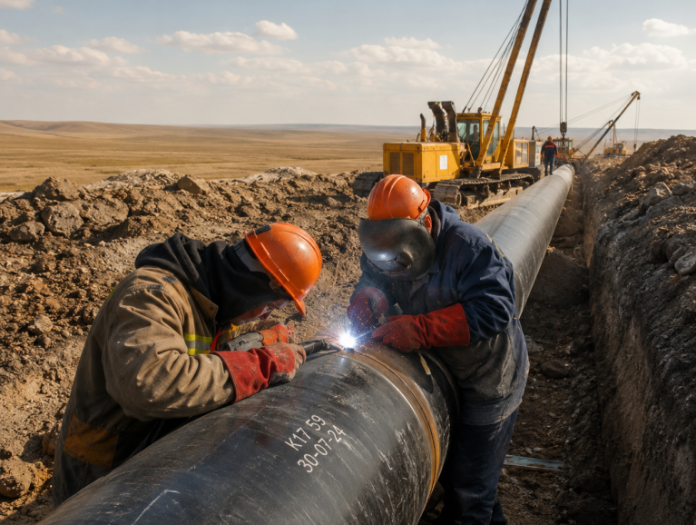 Монтаж газопроводов