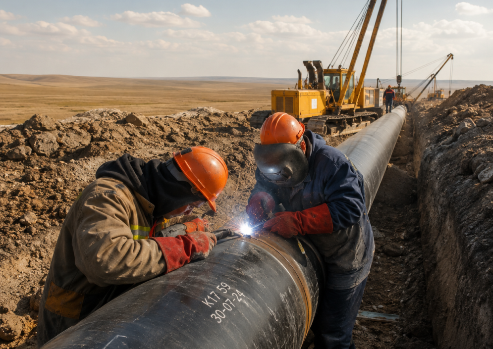 Монтаж газопроводов
